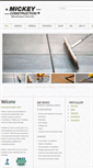 Mobile Screenshot of mickeyconstruction.com